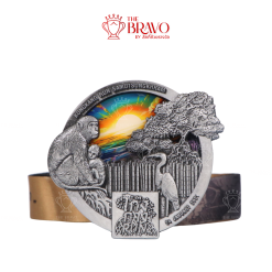 KONGKANG RUN SAMUTSONGKHRAM<br>เหรียญรางวัลซิงค์อัลลอยโลหะ<br>สีชุบรมดำ