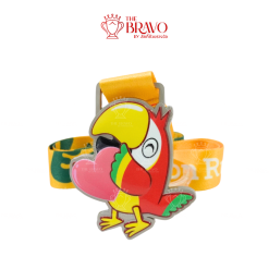 AMAZON RUN FUN แฟร์ FEST <br>เหรียญรางวัลซิงค์อัลลอยโลหะ<br>สีชุบรมดำ