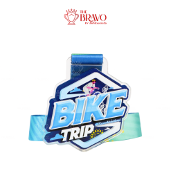 BIKE TRIP<br>เหรียญรางวัลอะคริลิก