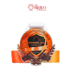 BHUMIBOL DAM SOOTING CLUB 2023<br>เหรียญรางวัลอะคริลิก