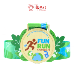 FUN RUN KHLONGSI<br>เหรียญรางวัลไม้