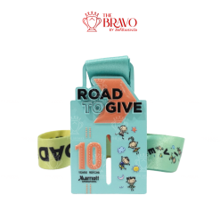 ROAD TO GIVE <br>เหรียญรางวัลซิงค์อัลลอยโลหะ<br>สีชุบอื่นๆ