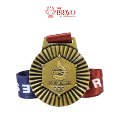 IRPCT GAMES<br>เหรียญรางวัลซิงค์อัลลอยโลหะ<br>สีชุบรมดำ