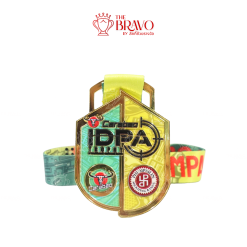 CARABAO IDPA <br>เหรียญรางวัลซิงค์อัลลอยโลหะ<br>สีชุบเงา