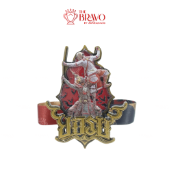 ยกรบ<br>เหรียญรางวัลซิงค์อัลลอยโลหะ<br>สีชุบรมดำ