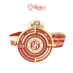 PHUMPAILIN SHOOTTING RANGE<br>เหรียญรางวัลซิงค์อัลลอยโลหะ<br>สีชุบเงา