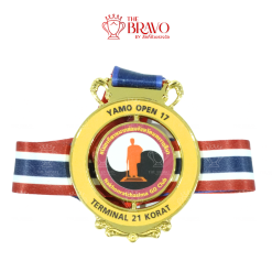 เหรียญรางวัลสำเร็จรูป<br>ซิงค์อัลลอยหมุนได้